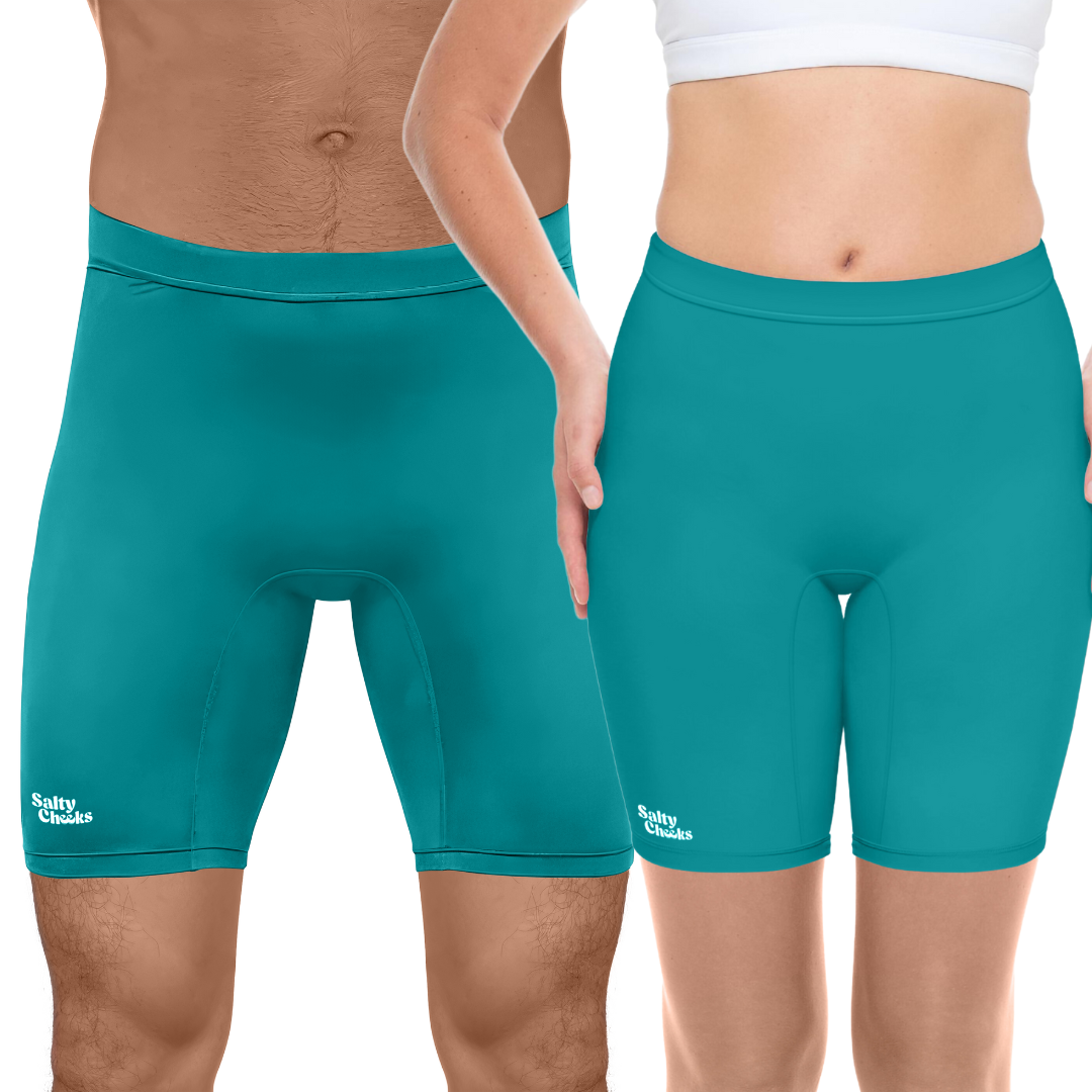 Unisex Seychelles Ocean Green Paddle Shorts (incl. Tailbone Pad