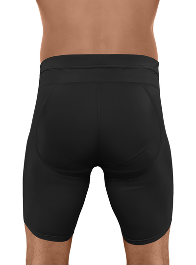 Men's Stealth Black Paddle Shorts (incl. Seat Pad)