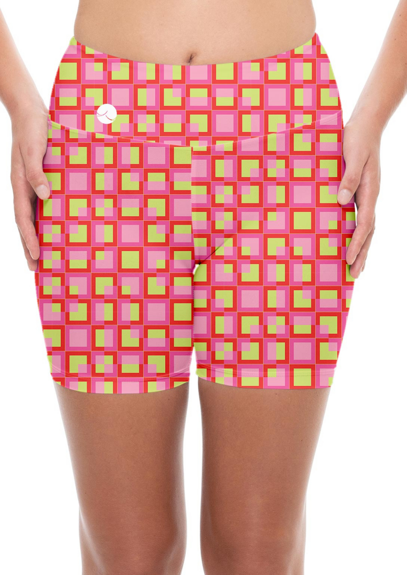 Women's Neon Disco Paddle Shorts (Incl. Seat Pad)