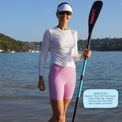 Women's Candyfloss Pink Paddle Shorts (Incl. Seat Pad)